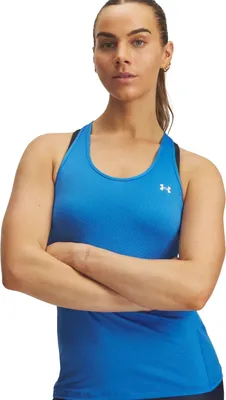 Produktbild von Under Armour Heatgear Armour Racer ärmelloses T-shirt Blau XL Frau Blau XL