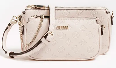 Produktbild von Guess Damen Handtasche UMHÄNGETASCHE DAYANE 4G LOGO PEONY HWSG79 68700-BLUSH