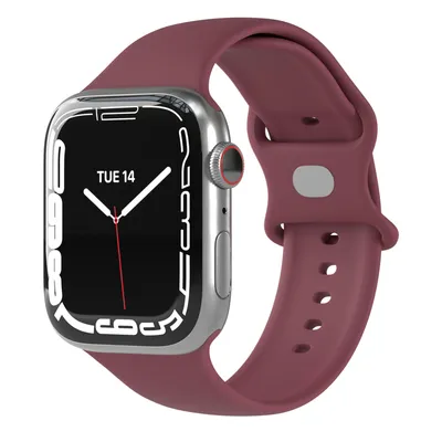Produktbild von EAZY CASE Apple Watch Armband Silicon 38mm/40mm/41mm verstellbares Ersatzarmband, iWatch Serie, Sportarmband in Rot