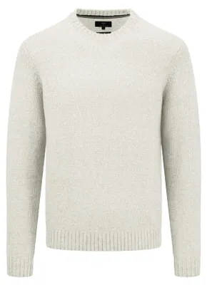 Imagen del producto de Suéter de lana para hombre, cuello redondo, marca FYNCH-HATTON, talla L