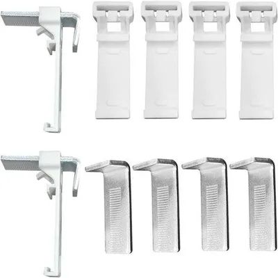 Produktbild von 10 Stück Montagecodes für Metallpflöten - feste Scharniere für Rollladen - Hängesätze