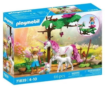Produktbild von 71839 Magic Unicorns: Einhorn-Stall für Mama und Fohlen