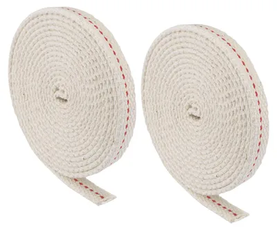 Produktbild von Öllampendocht - 10 mm Breite - Für Öllampen und Ölbrenner - 2 Stück à 2 Meter Länge