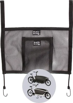 Produktbild von moin minis seitliches Gepäcknetz für Urban Arrow Family und Family Next Lastenrad Fahhrad Cargo