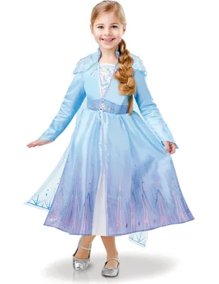Zdjęcie produktu dla Kostium karnawałowy dla dzieci Frozen 2 Elsa Deluxe Królowa Lodu 128