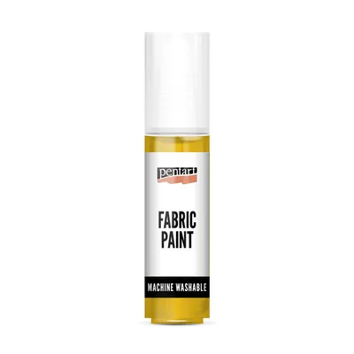 Produktbild von PENTART-Farbe für helle und dunkle Textilien, 20 ml, SONNENGELB