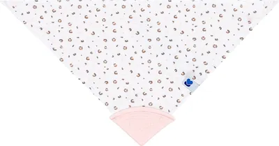 Produktbild von Kikkaboo Bandana Babylatz Savanna Beißring, Selbstverschluss, 100 % Baumwolle rosa