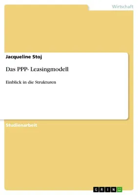 Produktbild von Das PPP- Leasingmodell