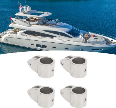Produktbild von 4 Stück Backenschieber aus Edelstahl 316, robuste Marine-Montagehandware für Boot, Yacht, 22 mm