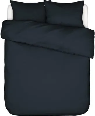 Produktbild von Essenza Satin Bettwäsche-Garnitur Minte  Farbe Nightblue Größe 155x220+80x80