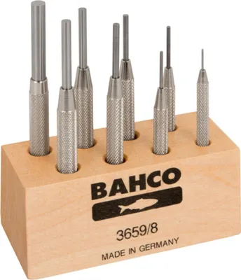 Image de Bahco Cotter pin driver set 8-piece in plastic stands 3659/8