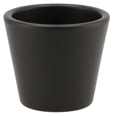 Produktbild von DK Design Blumentopf Vinci - schwarz matt - innen - 10x12cm