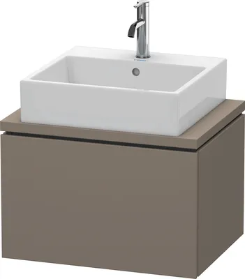 Produktbild von Konsolenunterschrank L-CUBE 400x620x477mm flannel grey seidenmatt flannel grey seidenmatt