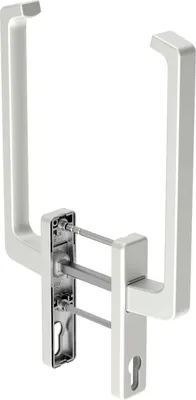 Produktbild von GU HS Drehgriffgarnitur DIRIGENT 180° Griff innen/außen mit PZ silber