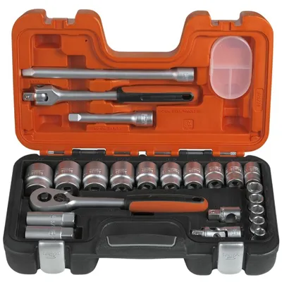 Produktbild von BAHCO Steckschlüssel Satz 1/2" 23-tlg. S240AF