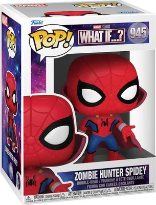 Produktbild von Marvel Studios What IF…? - Zombie Hunter Spidey 945 - Funko Pop! - Vinyl Figur