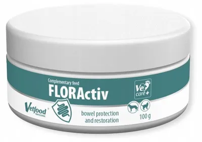 Zdjęcie produktu dla VETFOOD FLORActiv dla psa i kota 100g - probiotyk