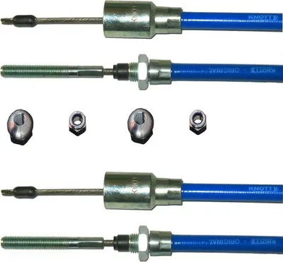 Produktbild von 2 x Knott Bremsseil  37086.07 HL: 830 mm - GL: 1040 mm --- Nirosta