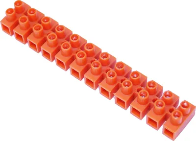 Produktbild von Lüsterklemme 6 mm² 12-polig Riegel Listerklemme Verbindungsklemme