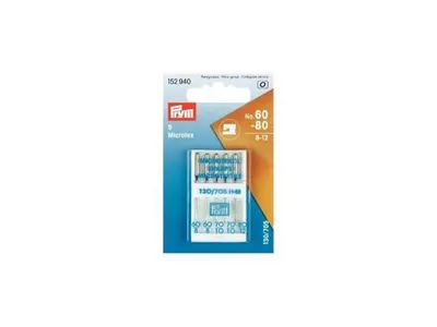 Produktbild von Prym Nähmaschinennadeln 130/705 Microtex 60-80