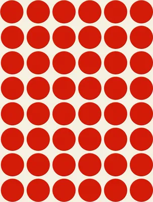 Produktbild von Avery Zweckform 3374, Markierungspunkte, ? 18 mm, 1.056 Markierungspunkte / 22 Bögen, rot