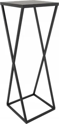 Produktbild von Moderner Loft Blumenständer SCHWARZ XENA 251/K-12-1P-70C