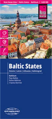 Immagine prodotto di Mappa dei Paesi Baltici - Baltic States (1:600.000): Estonia, Lettonia, Lituania e regione di Kaliningrad