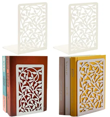 Immagine prodotto di Omgoods - Set di 4 supporti decorativi per libri, ideali per la casa e l'ufficio