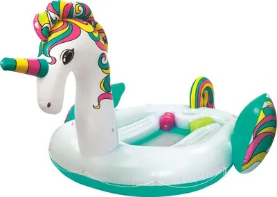 Produktbild von Bestway® 6-Personen-Badeinsel Einhorn 590 x 404 cm