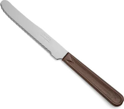 Zdjęcie produktu dla Nóż stołowy Arcos 802910 monoblok wykonany z jednego kawałka stali nierdzewnej z ostrzem 11 cm w pudełku