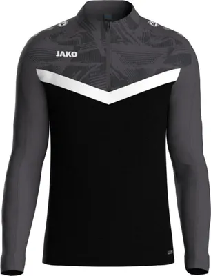 Produktbild von JAKO Uni Ziptop Iconic, Farbe:schwarz/anthrazit, Größe:S