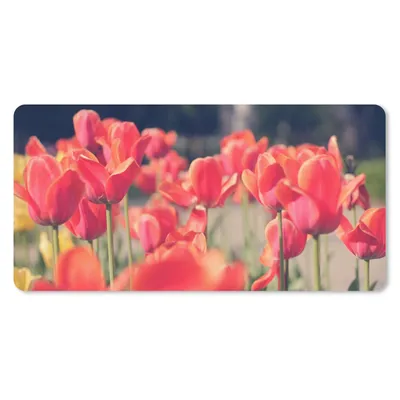 Produktbild von MuchoWow® Mauspad Mousepad Tulpen - Blumen - Natur 60x30 cm - Mousepads - Maus Mat - Pad - Mausunterlage - Nachhaltig