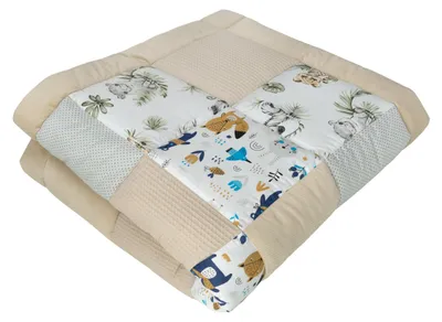 Immagine prodotto di Tappetino per gattonare Medi Partners, 100% cotone, per bambini, dimensioni 120 cm