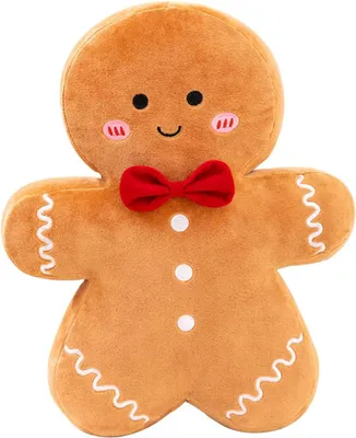 Productafbeelding van Pluche kerstmannetje, zacht, 17 x 40 cm, knuffel voor kinderen