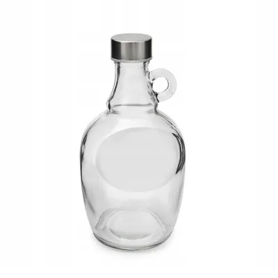 Obrázek produktu pro Demižon holý skleněný 1,5L ucho s uzávěrem INOX