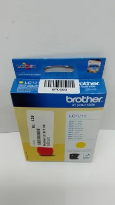 Produktbild von Brother Tintenpatrone LC121Y 300Seiten gelb