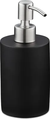 Obrázek produktu pro relaxdays 10031059_46 relaxdays Seifenspender schwarz 180,0 ml