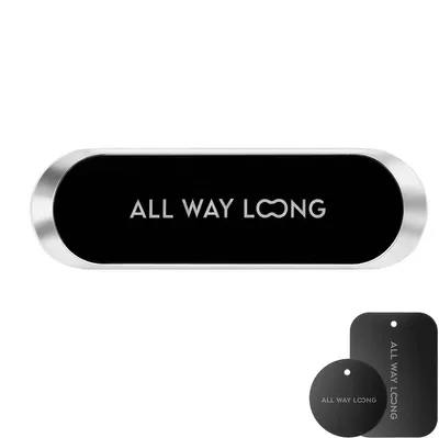 Produktbild von ALL WAY LONG® Magnetische Handyhalterung Auto – Armaturenbrett – Offroad- & Schlaglochfest – Smartphonehalter für alle Handys – Autozubehör – Schwarz