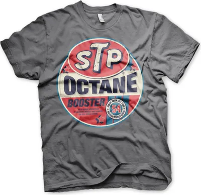 Produktbild von STP Octane Booster T-Shirt - Large - DarkGrey