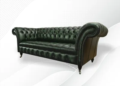 Produktbild von Dreisitzer Sofa 3 Sitzer Chesterfield Neu Couchen Antik Grüne Polster Sofas Neu
