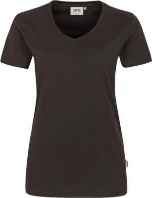Produktbild von Women-V-T-Shirt Performance - Chocolate - Größe 2Xl