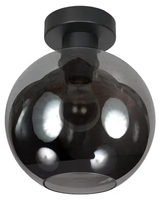 Immagine prodotto di Steinhauer - plafoniera - Bloeba - nero - vetro metallo - Ø 20cm - E27 - 4374ZW