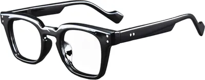 Produktbild von Retro-Brille mit großem Rahmen, klare Gläser, ohne Sehstärke, Nerd-Brille, Cosplay-Kostüm, gefälschte Brille für Männer und Frauen