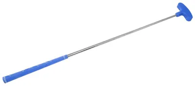 Immagine prodotto di Putter da minigolf da 35 pollici con testa in gomma, putter per bambini, shaft in acciaio (blu)