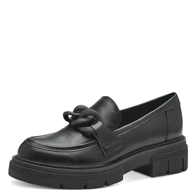 Produktbild von MARCO TOZZI Damen Loafer mit Absatz Elegant Vegan, Schwarz (Black), 41 EU