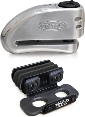 Immagine prodotto di Lucchetto per moto con allarme - Sicurezza per moto - Lunghezza della vite: 15,5 mm - Robusto