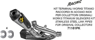 Immagine prodotto di Marmitta slip-on ARROW works titanio con raccordi per Ducati Streetfighter v4