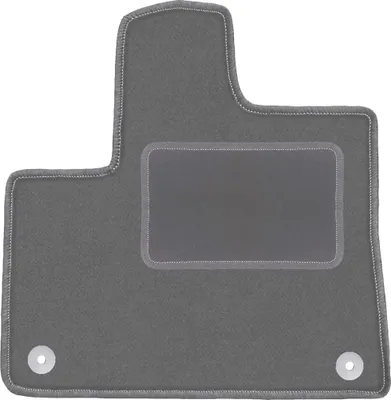 Image de Tapis de sol conducteur en velours graphite adapté à la Toyota ProAce City (2018-, combivan) – avec fixations – ajustement parfait