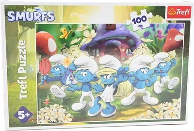 Produktbild von Puzzle 100 - Triff die Schlümpfe 16487