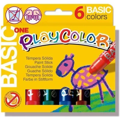 Zdjęcie produktu dla Farby w sztyfcie PlayColor 6 kolorów
